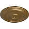 Ekena Millwork Traditional Ceiling Medallion (Fits Canopies up to 2 3/4"), Hand-Painted Pale Gold, 12"OD x 1"P CM12TRPAS - alternate 2